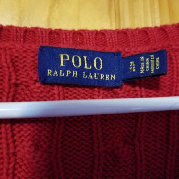 Ralph Lauren red sweater - Picture 2 of 7